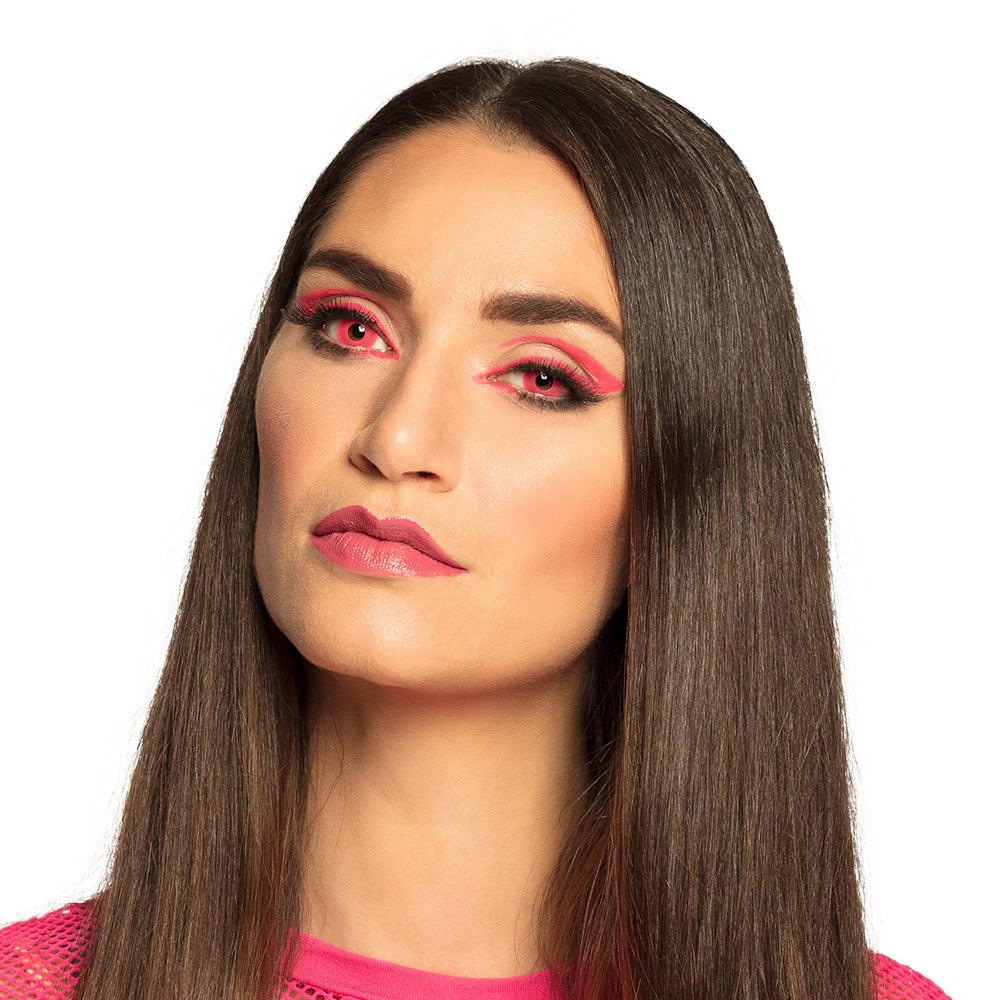 Lentilles de Contact UV Rose Fluo Blacklight