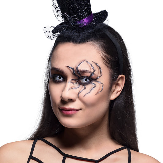 Lentilles Oeil Toile d'Araignée Halloween - Pack 2x