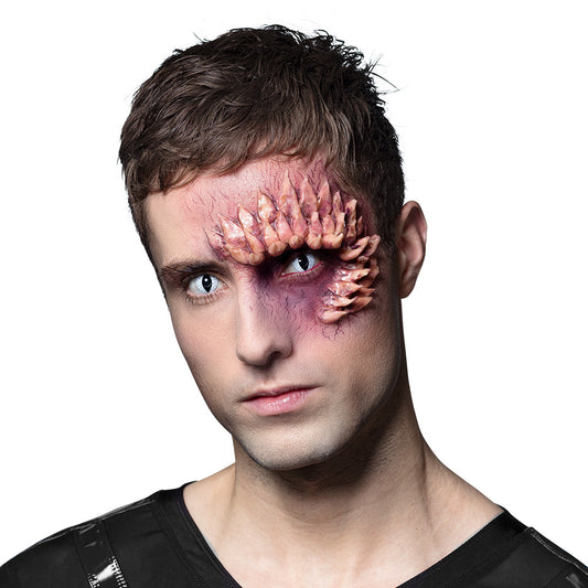 Lentilles de Contact Reptile - Effet Serpent Blanc et Noir