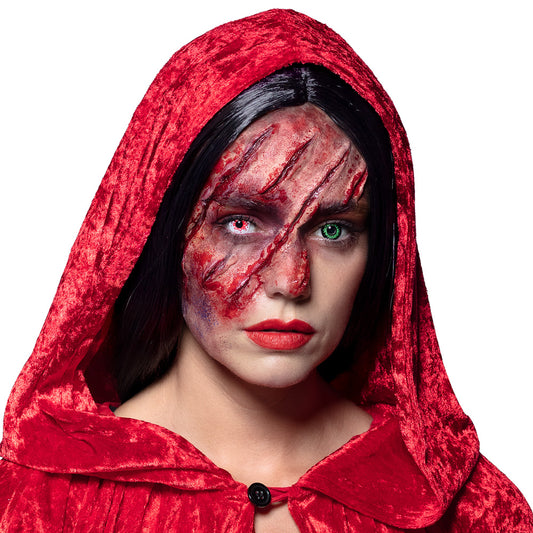 Lentilles de Contact Duo Halloween - Yeux Rouge et Vert