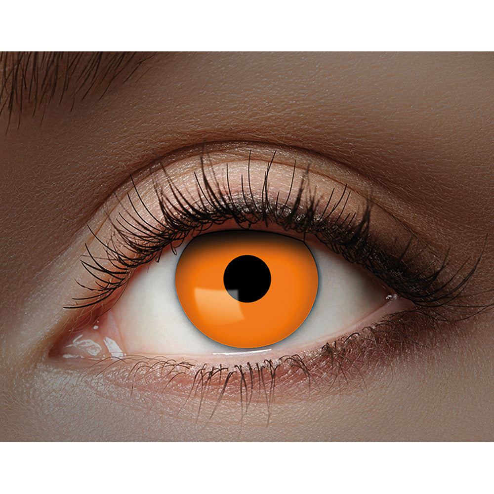 Lentilles de Contact UV Duo Flash Assorties Orange et Bleu
