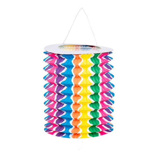 Lanterne Papier Colorée 13cm - Décoration Fête Multicolore