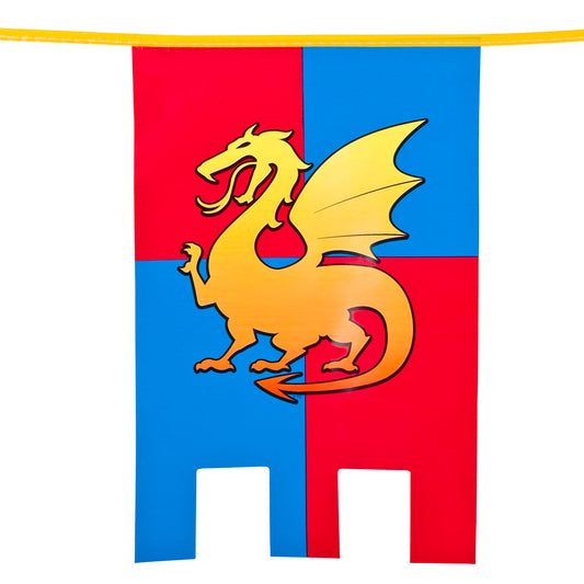 Guirlande Dragons Médiévaux - Décoration Fête Colorée