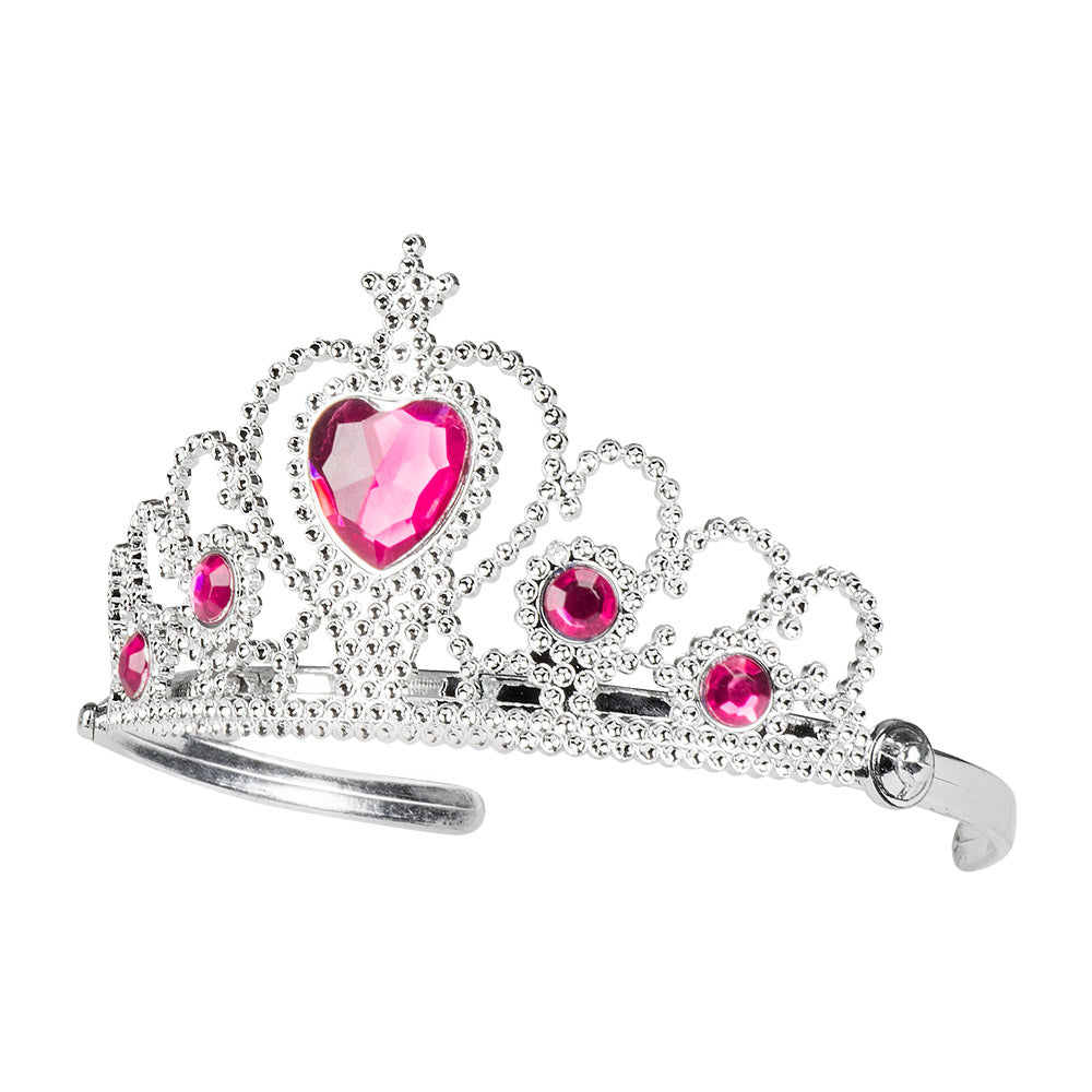Tiare Princesse Rose Enfant - Couronne Royale Fête