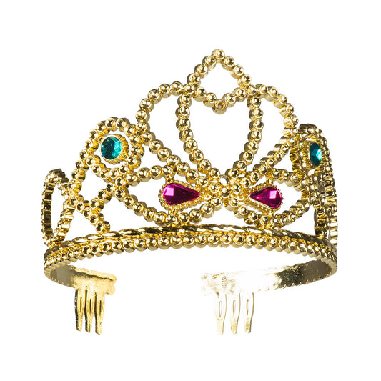 Couronnes de Princesse Dorées - 6 Modèles Assortis pour Enfants