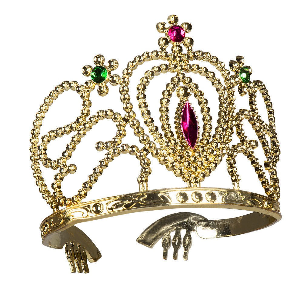 Couronnes de Princesse Dorées - 6 Modèles Assortis pour Enfants
