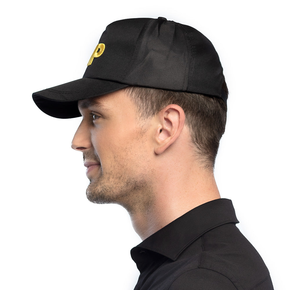 Casquette VIP Noire avec Logo Doré - Accessoire Soirée