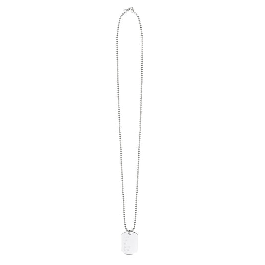 Collier Plaque Militaire Gravée Personnalisable - Accessoire