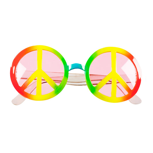 Lunettes Peace and Love Arc-en-Ciel - Accessoire Années 70