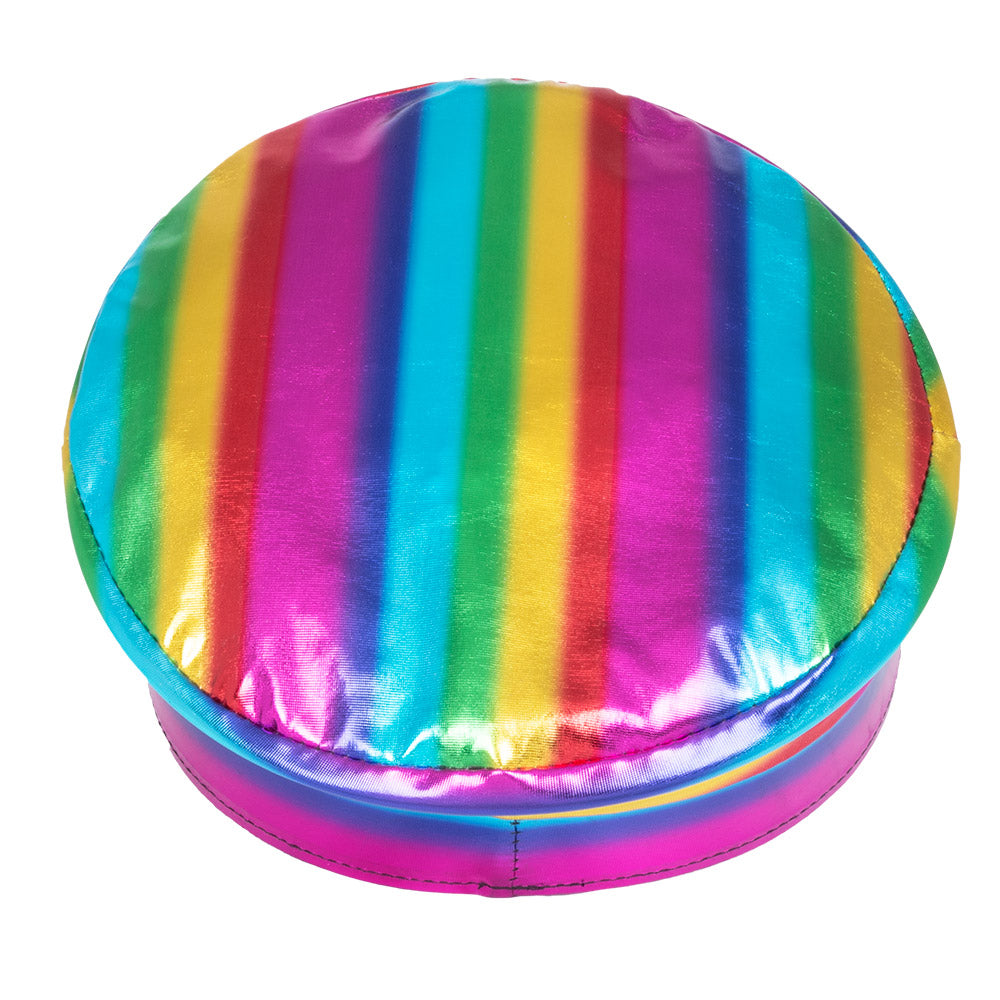 Casquette Arc-en-ciel Holographique Disco Party Brillante