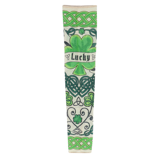 Manchette Tatouage Trèfle Lucky Celtique - Accessoire Saint Patrick
