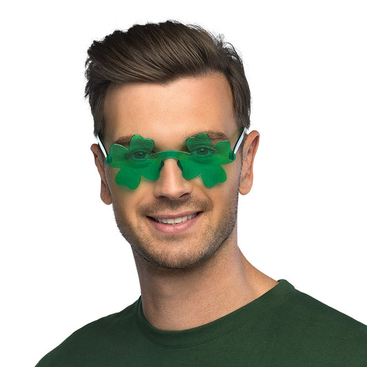 Lunettes Trèfle Saint Patrick Vertes - Accessoire Fête Irlandaise