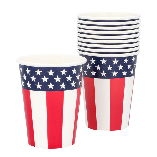Gobelets Drapeau Américain - Décoration Patriotique USA