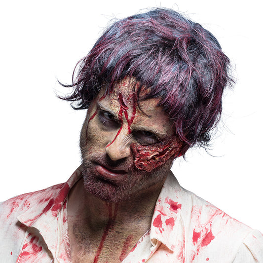 Kit Maquillage Zombie Gore Réaliste - Faux Sang Fard & Accessoires