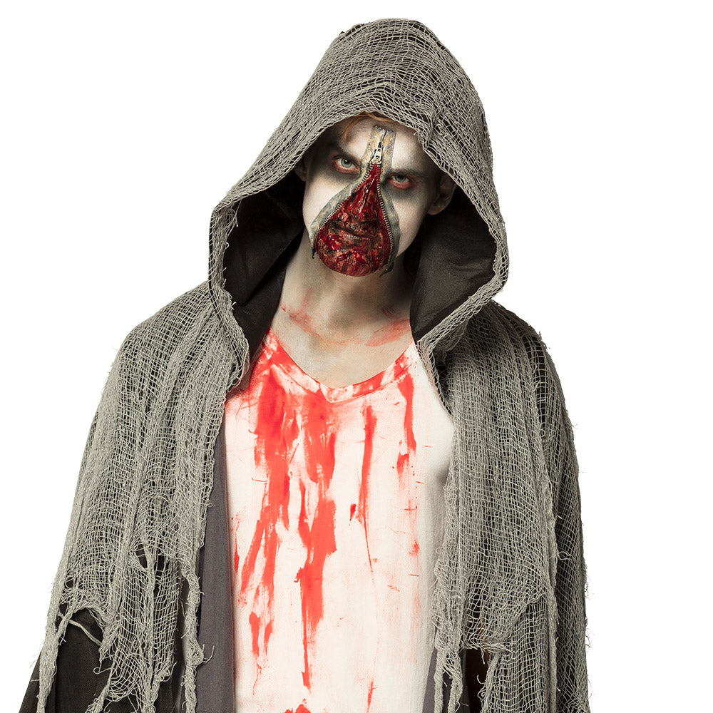 Kit Maquillage Zombie Fermeture Éclair - Faux Sang & Latex