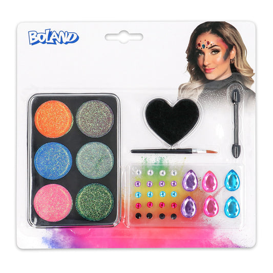 Kit Maquillage Paillettes et Strass - Glitter Party