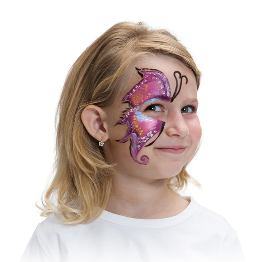 Kit Maquillage Papillon Coloré - Visage Enfant Fête