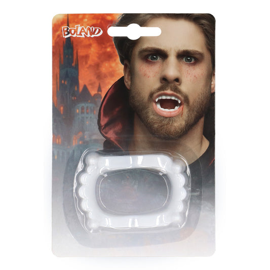 Dentiers Vampire Blanc Phosphorescent - Accessoire Halloween