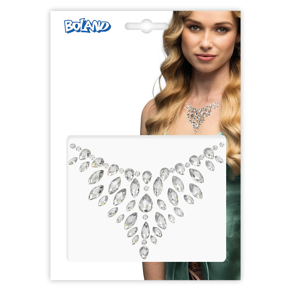 Collier Bijou Strass Cristal Luxe - Accessoire Soirée Glamour