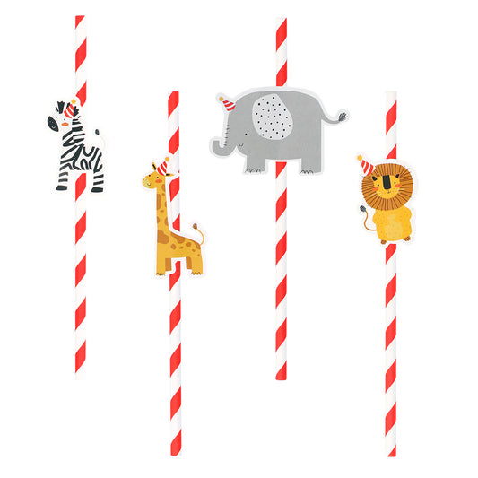 Kit Pailles Animaux de la Jungle Anniversaire Enfant