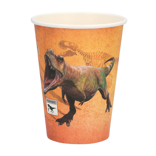 Gobelets Dinosaure T-Rex Anniversaire Enfant - Lot 8