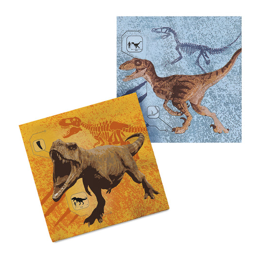 Lot Serviettes Dinosaures - Décoration Anniversaire Enfant