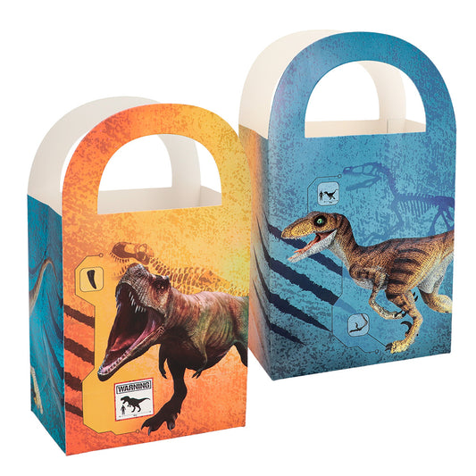 Boîtes à Cadeaux Dinosaures Bleu & Orange -
