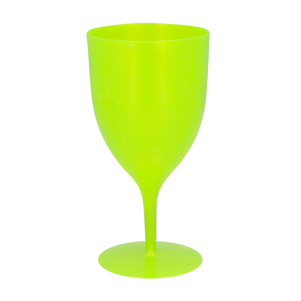 Verre à Cocktail Fluo Vert - Accessoire de Fête Réutilisable