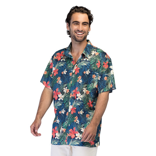 Chemise Hawaïenne Fleurie Homme - Déguisement Tropical
