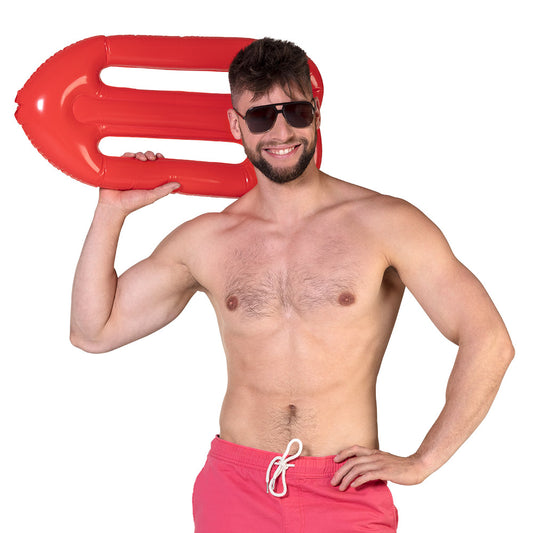 Bouée Gonflable Géante Rouge - Accessoire Plage Party