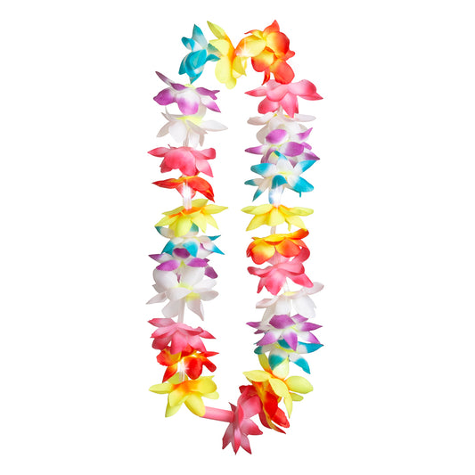 Collier de Fleurs Hawaï Multicolore - Guirlande Tropical