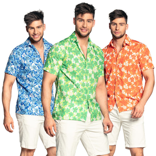 Chemise Hawaïenne Fleurie Homme - Déguisement Tropical Coloré