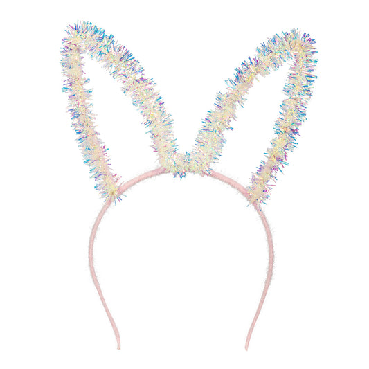 Serre-tête Oreilles Pailletées Rose Multicolore Fête