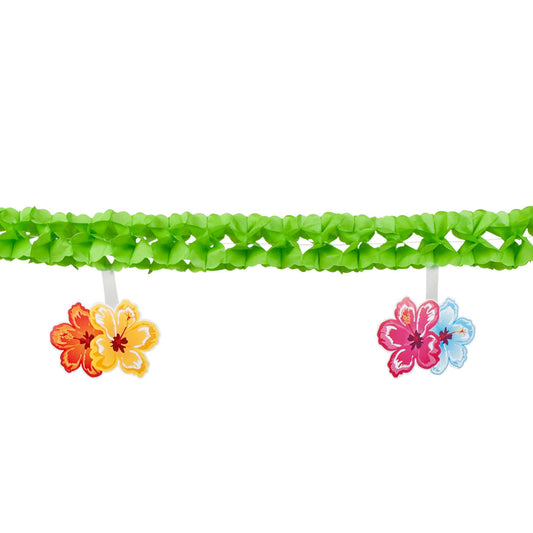Guirlande Fleurs Colorées - Décoration Fête avec Bandeaux