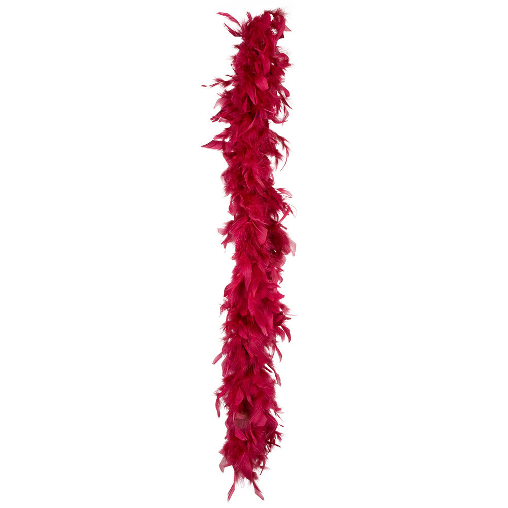 Boa de Plumes Rouge Luxe - Accessoire Déguisement & Fête
