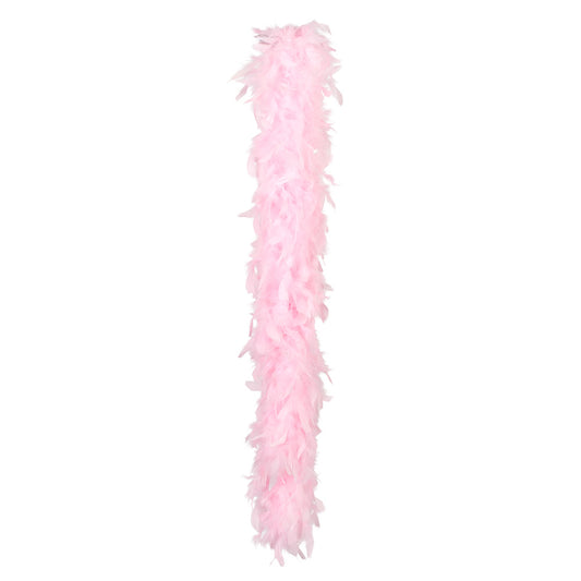 Boa Plumes Rose Glamour - Accessoire Déguisement Cabaret