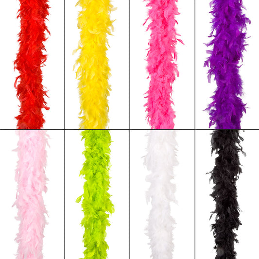 Boa Plumes Coloré - Accessoire Déguisement Fête Années 70