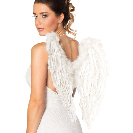 Ailes d'Ange Blanches Luxe - Déguisement Céleste Adulte