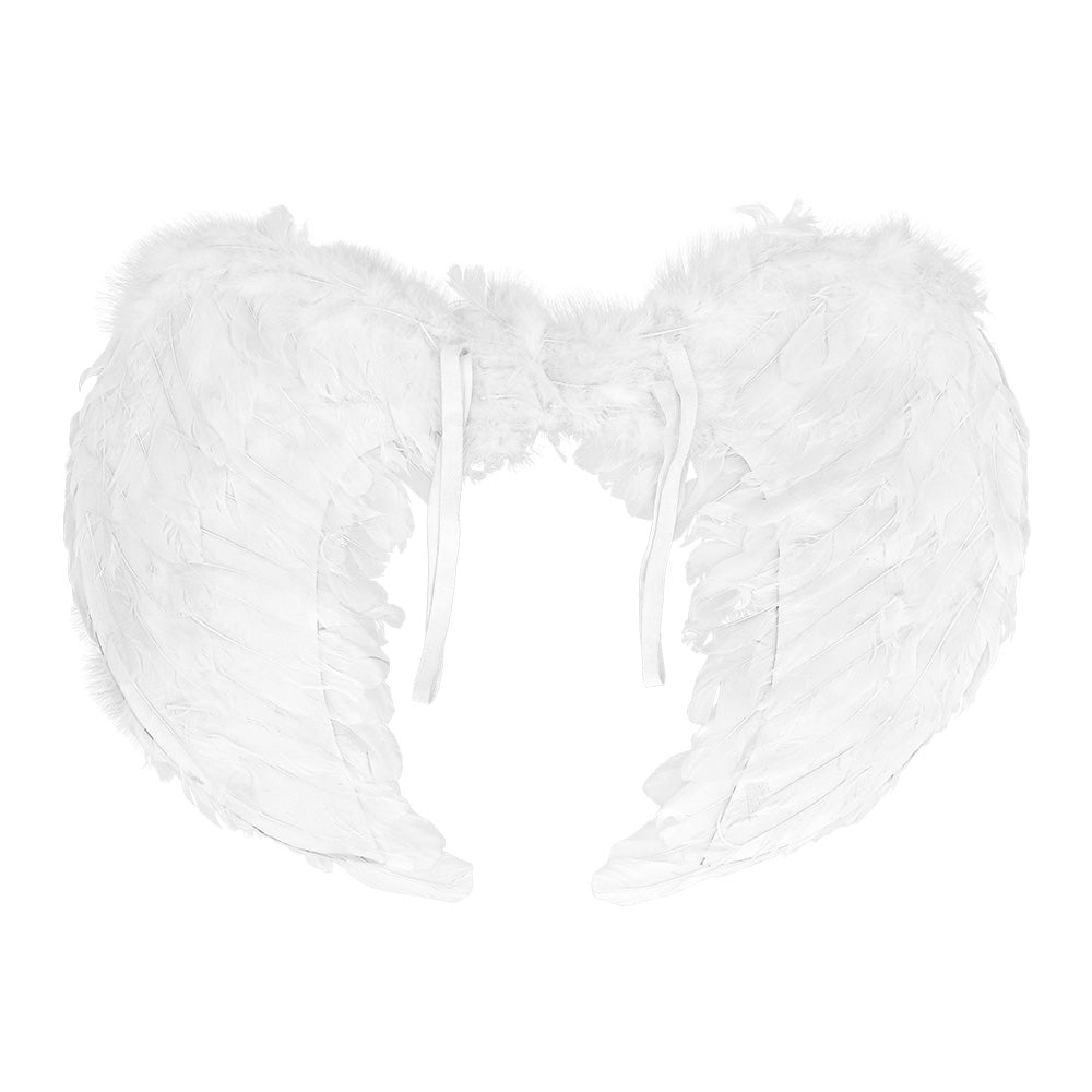 Ailes d'Ange Blanches Fluffy - Déguisement Angélique