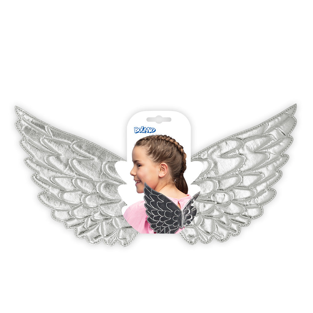 Ailes d'Ange Paillettes Argentées - Déguisement Enfant & Adulte