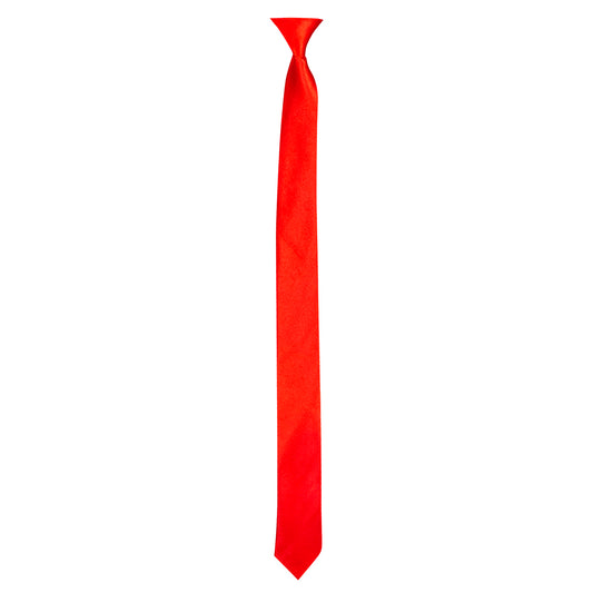Cravate Rouge Brillante - Accessoire Déguisement Adulte