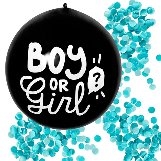 Ballon Boy or Girl Bleu - Révélation de Genre Garçon
