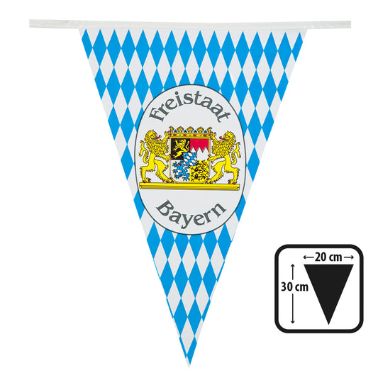 Fanion Freistaat Bayern 20x30cm - Décoration Oktoberfest