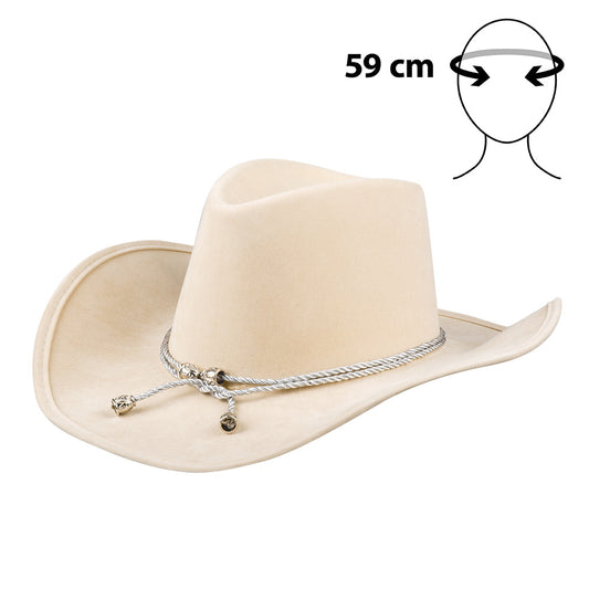 Chapeau Cowboy Crème Adulte - Stetson Western 59cm