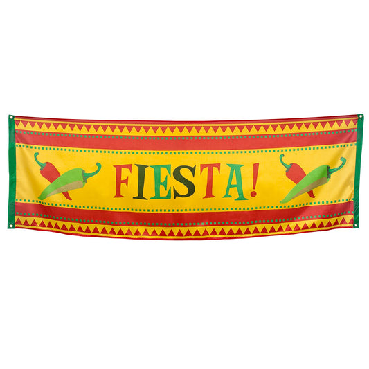 Bannière Fiesta Mexicaine - Décoration de Fête Colorée