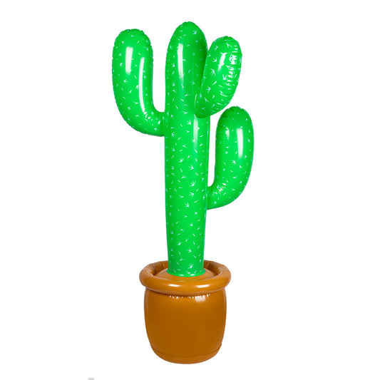 Cactus Gonflable 86cm - Décoration Thème Fiesta Mexicaine
