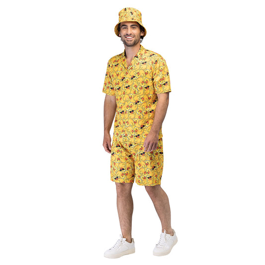Costume Canard Jaune Complet - Chemise Short et Chapeau