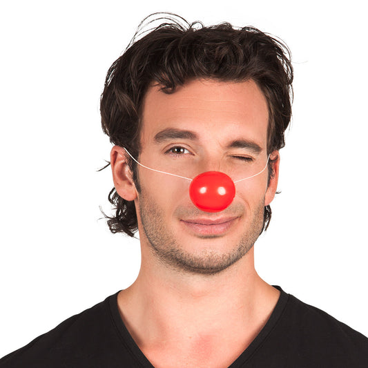 Nez de Clown Rouge Lumineux - Pack 24 pièces
