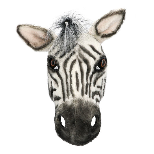 Masque Zèbre Réaliste en Latex - Déguisement Animal Adulte