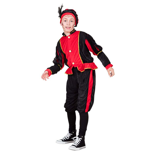 Déguisement Pirate Enfant Noir et Rouge avec Chapeau